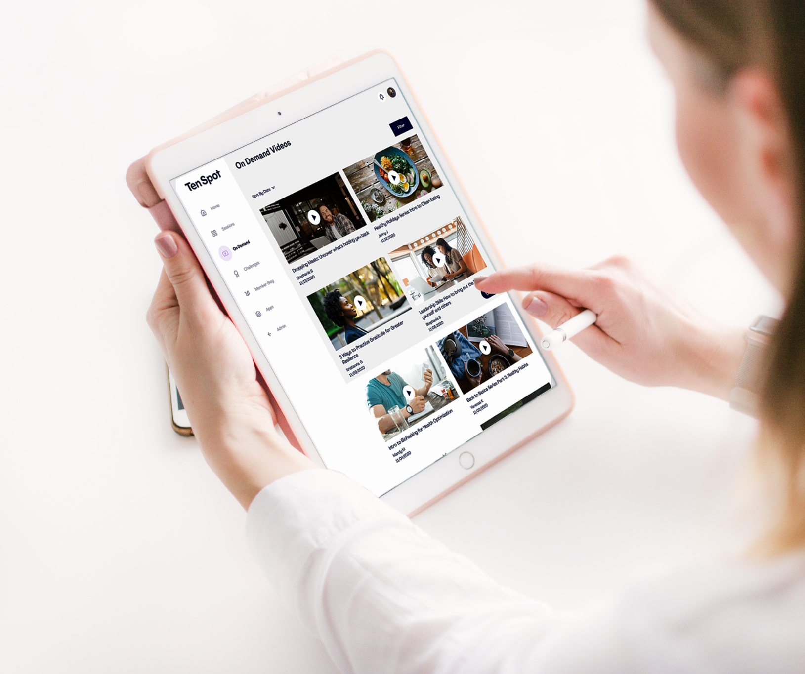 TenSpot Marketing Asset for iPad